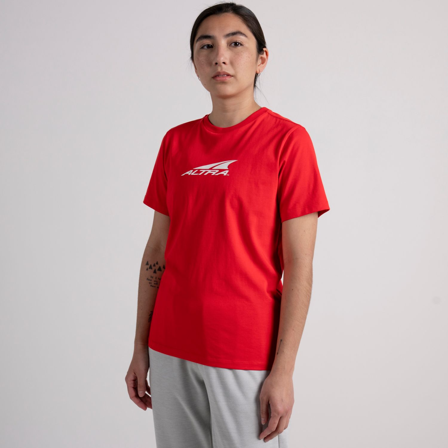 Altra Everyday Recycled Tシャツ レディース 赤 | Japan-98034269
