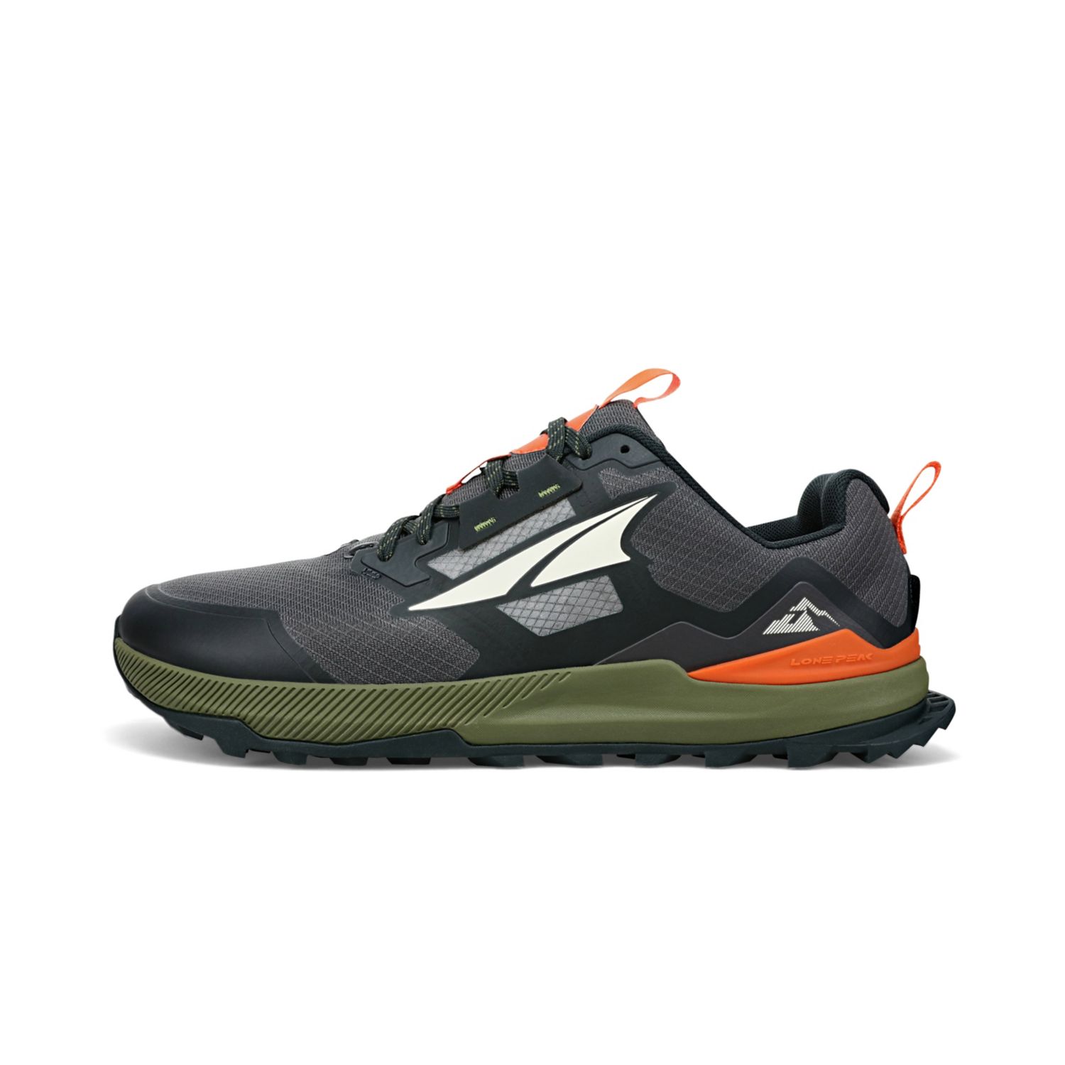 Altra Lone Peak 7 トレイルランニングシューズ メンズ 黒 グレー | Japan-69402319