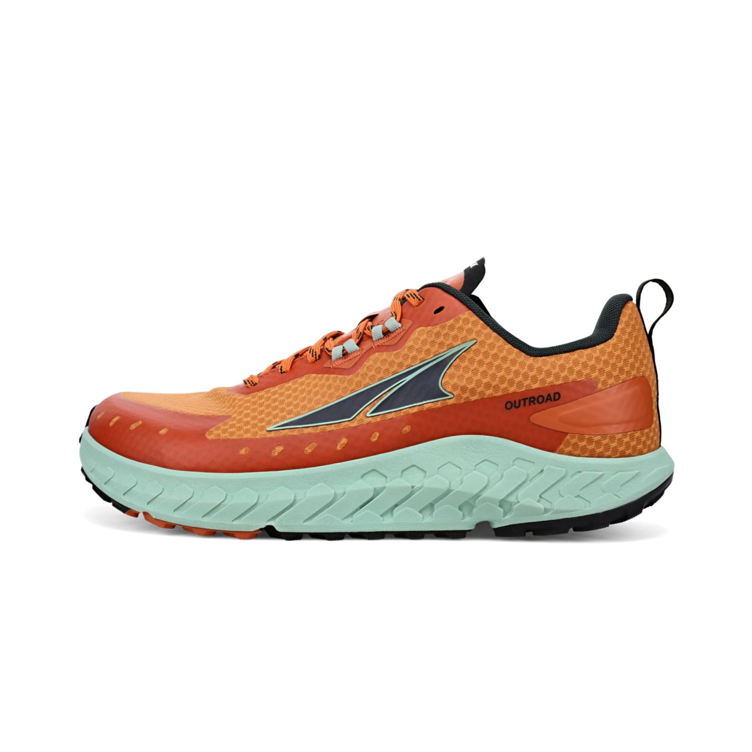 Altra Outroad トレイルランニングシューズ メンズ 緑 オレンジ | Japan-64273059