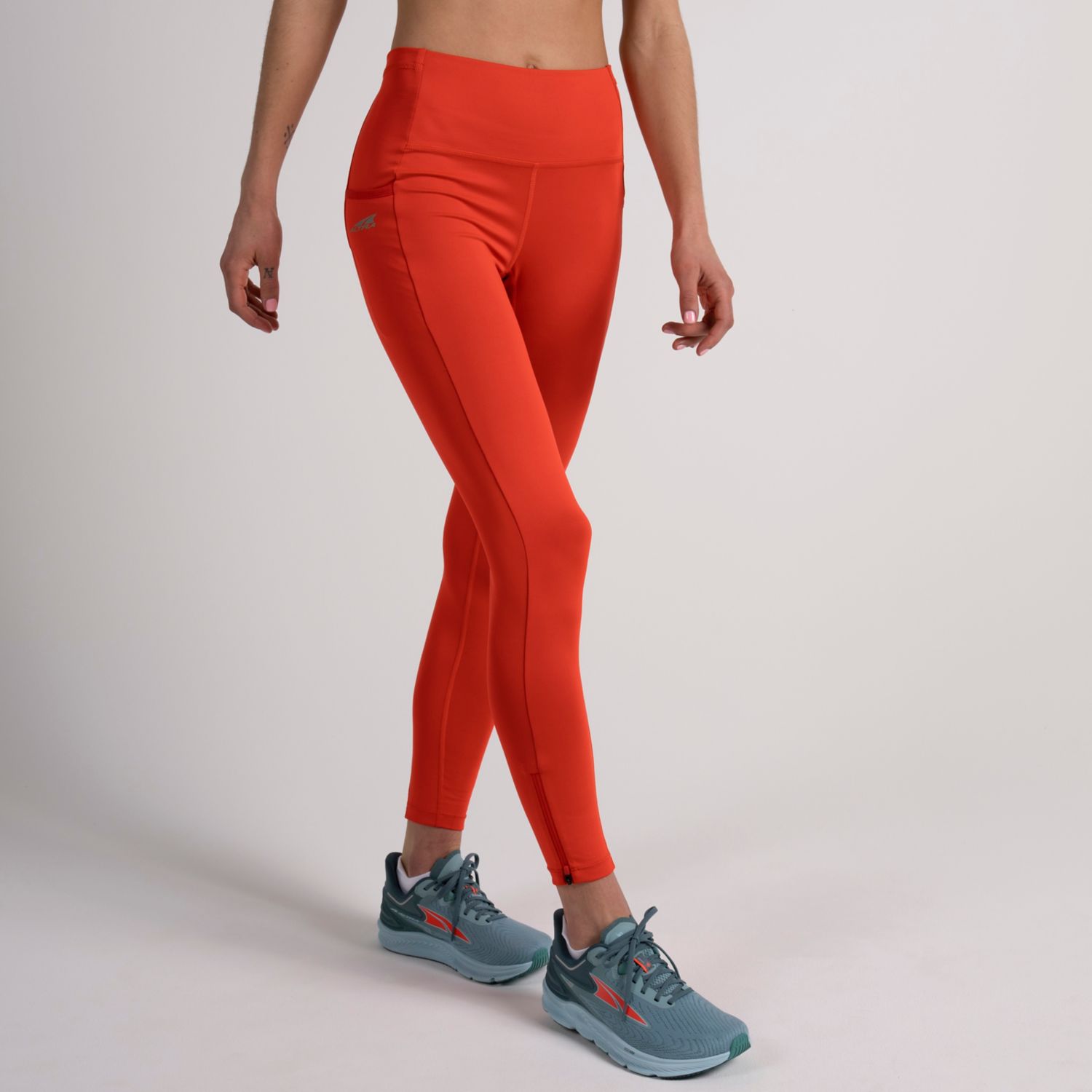 Altra Core Crop ランニングタイツ レディース 赤 | Japan-40136259