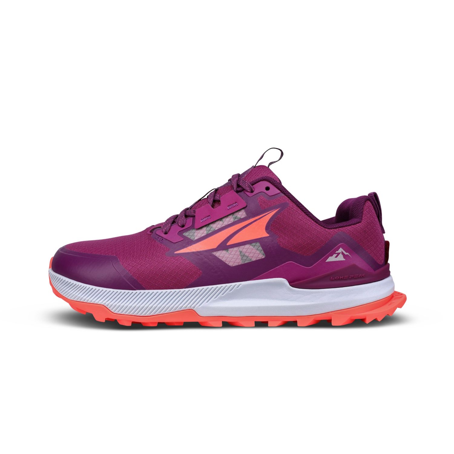 Altra Lone Peak 7 トレイルランニングシューズ レディース 紫 オレンジ | Japan-03251949