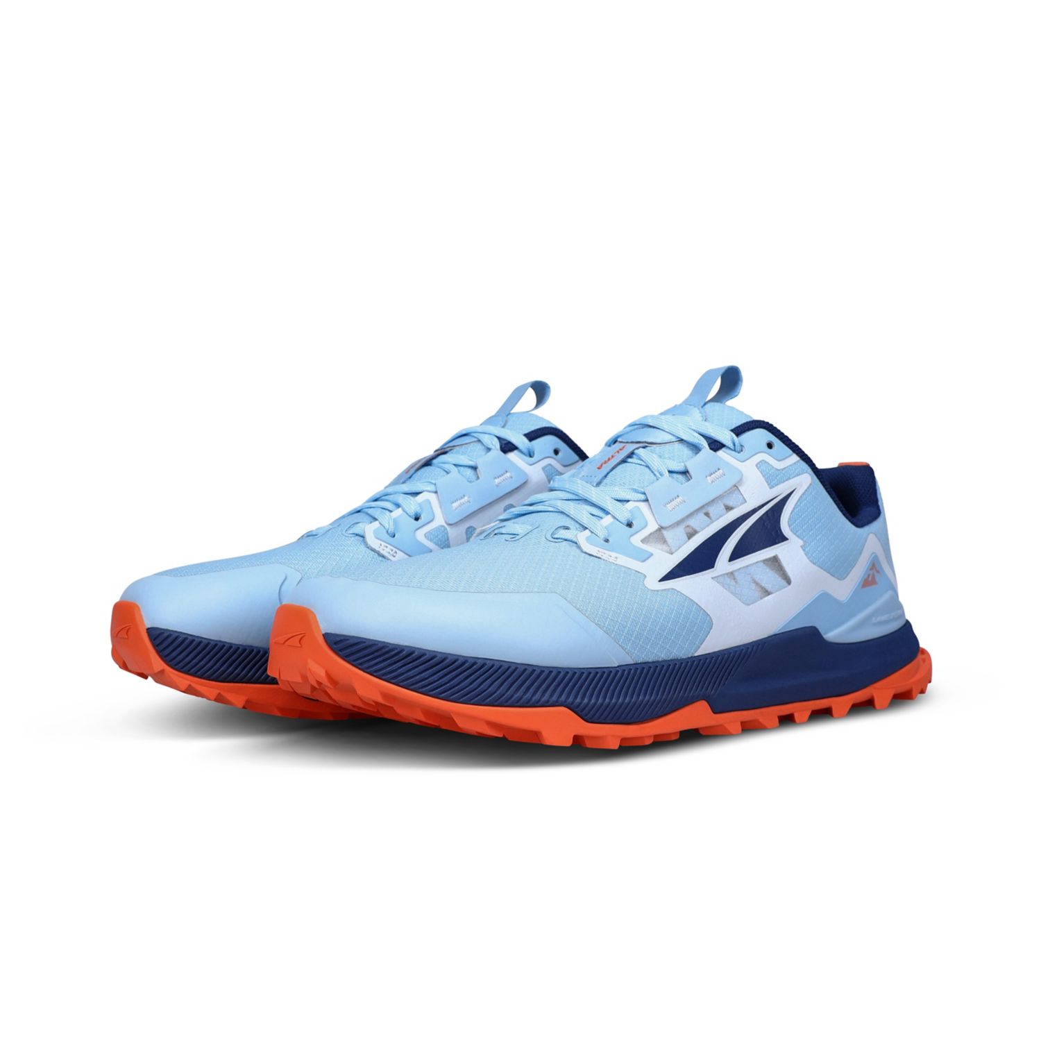 Altra Lone Peak 7 トレイルランニングシューズ レディース 青 オレンジ | Japan-16482309