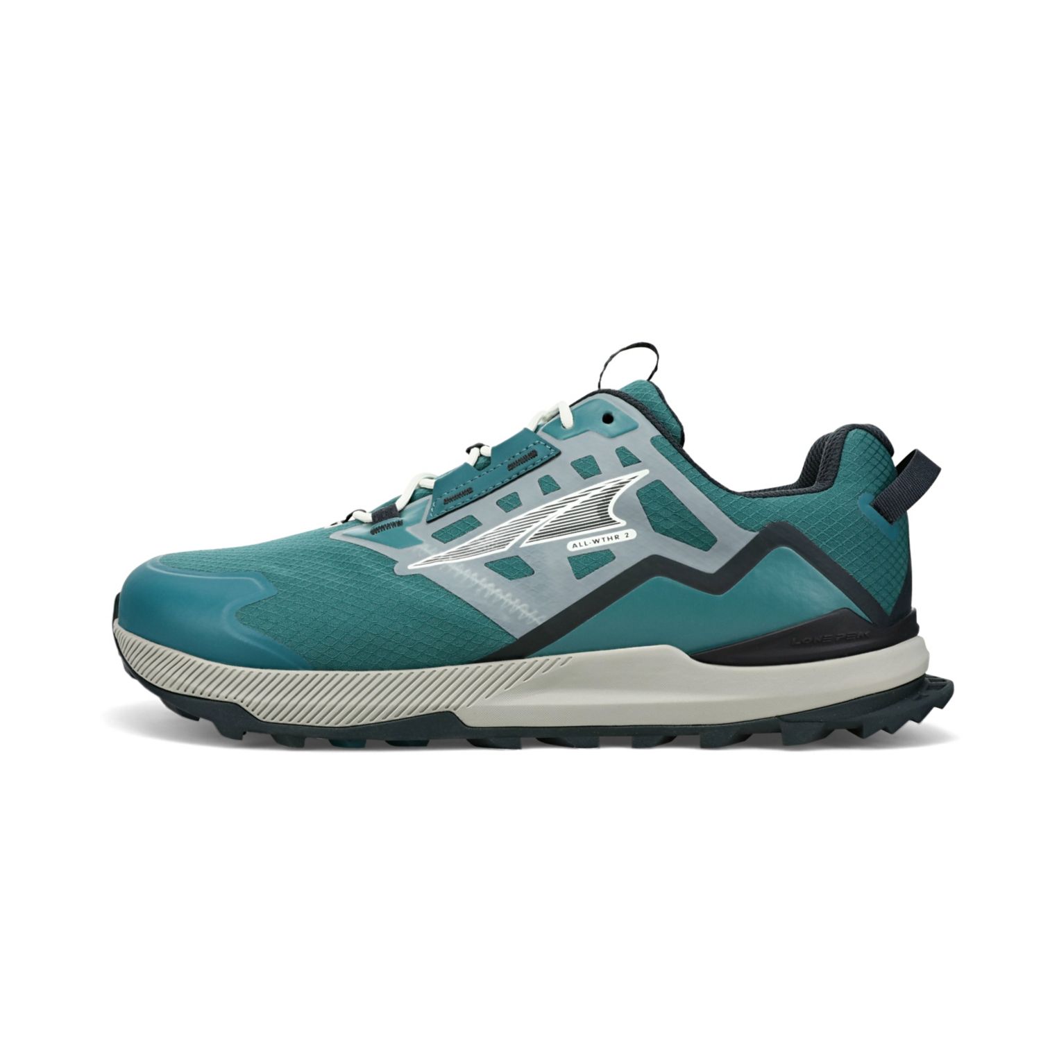 Altra Lone Peak All-wthr Low 2 ハイキング シューズ メンズ 深いターコイズ | Japan-91530829