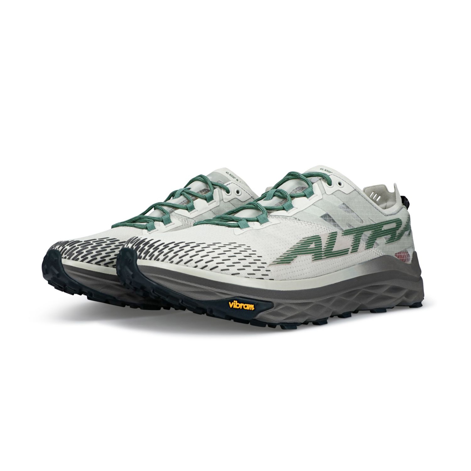 Altra Mont Blanc トレイルランニングシューズ メンズ グレー 緑 | Japan-47985369