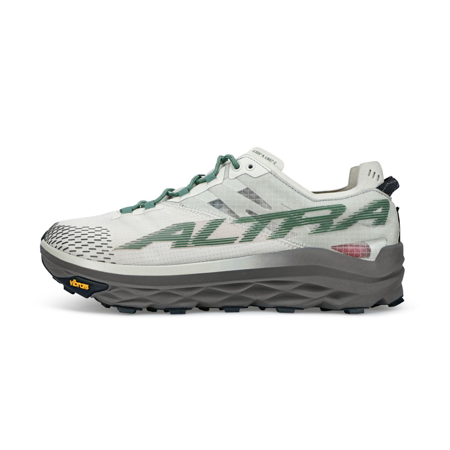 Altra Mont Blanc トレイルランニングシューズ メンズ グレー 緑 | Japan-47985369