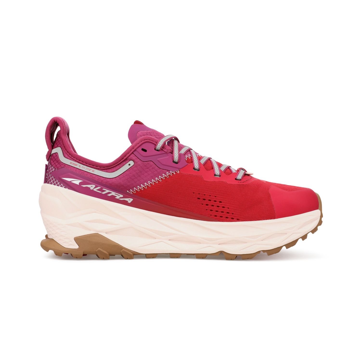 Altra Olympus 5 トレイルランニングシューズ レディース 赤 紫 | Japan-32907469