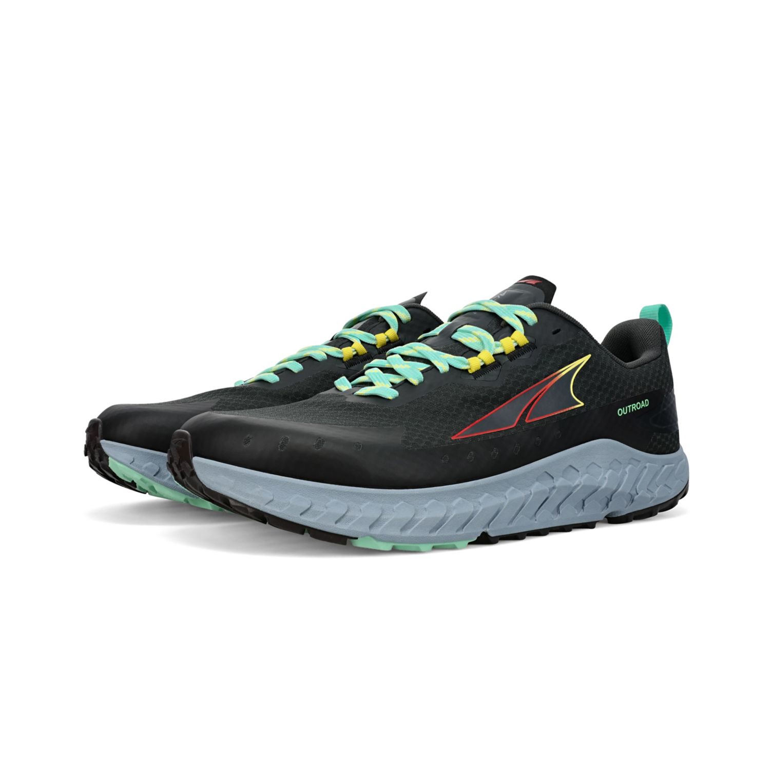 Altra Outroad トレイルランニングシューズ メンズ 暗グレー 青 | Japan-72148359