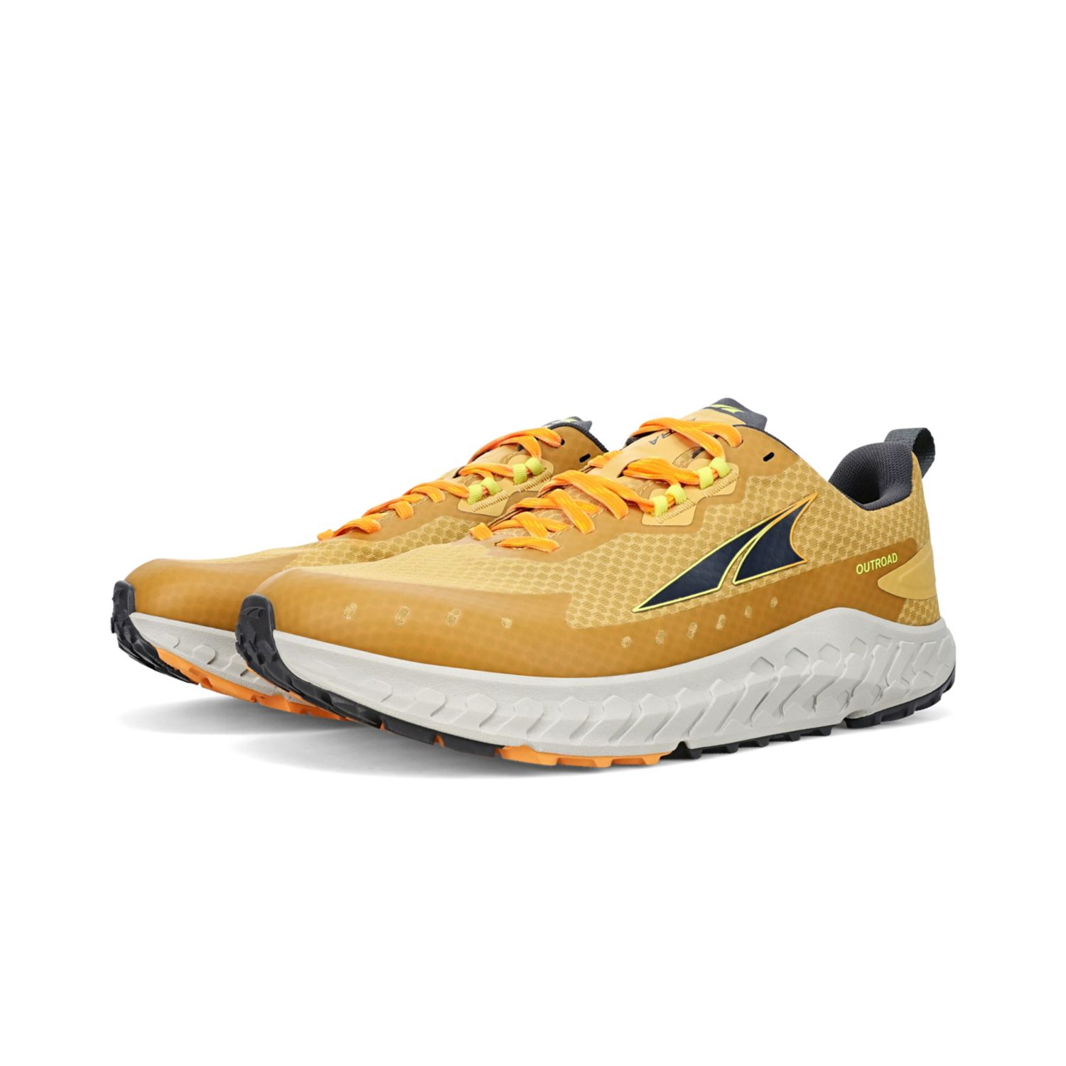 Altra Outroad ロード ランニングシューズ メンズ グレー 黄色 | Japan-39567819