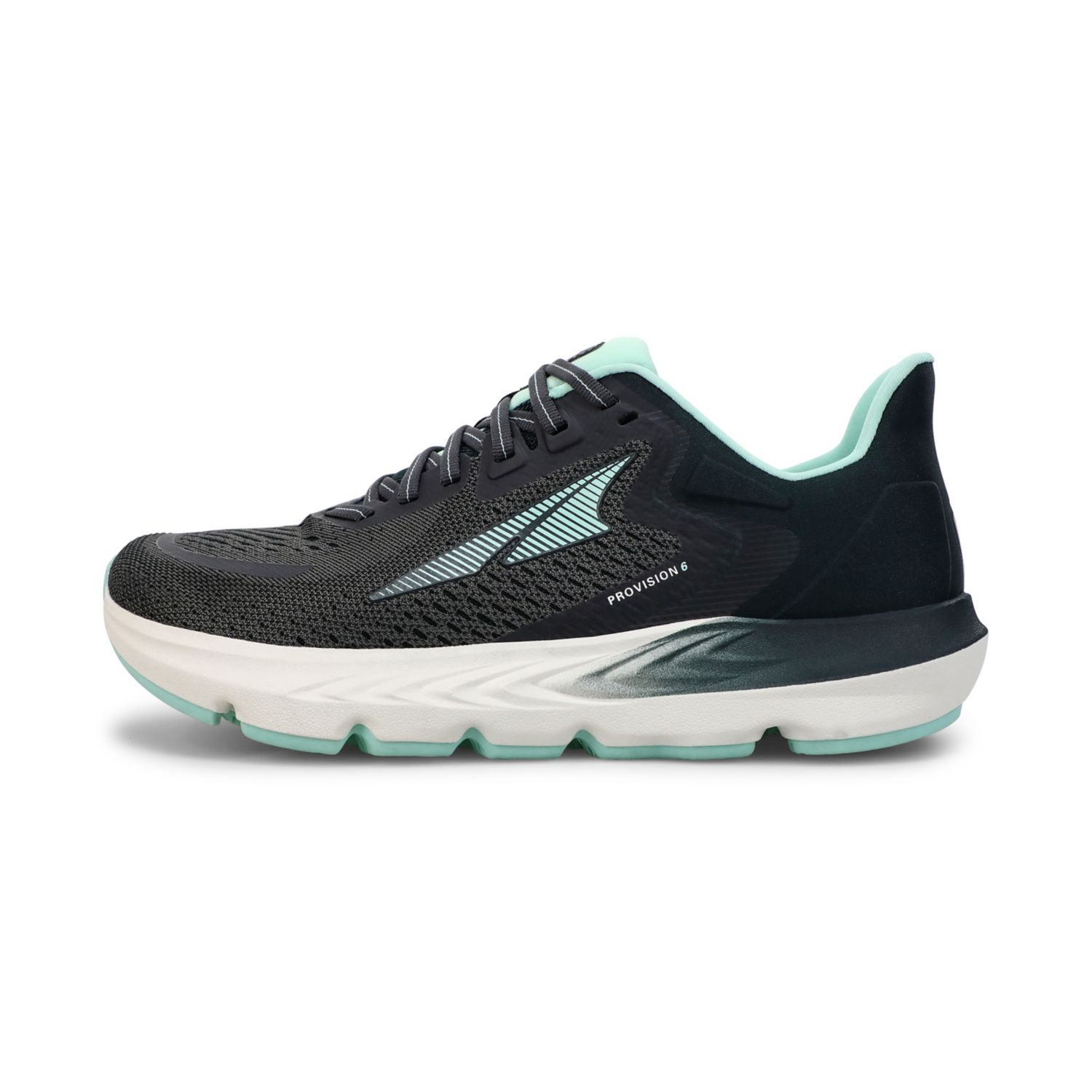 Altra Provision 6 ロード ランニングシューズ レディース 黒 ターコイズ | Japan-13879249