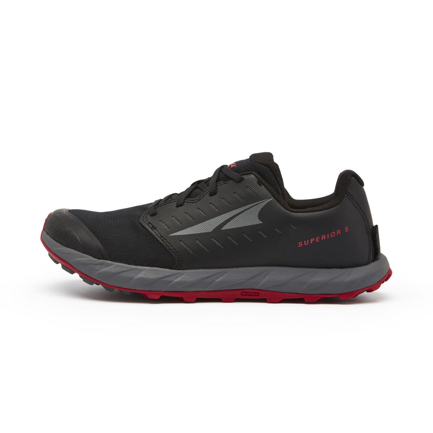 Altra Superior 5 トレイルランニングシューズ メンズ 黒 赤 | Japan-46915219